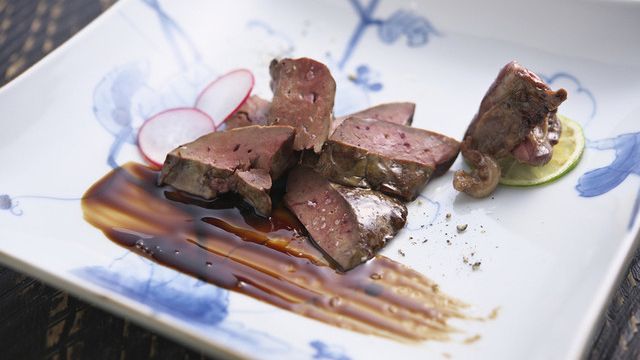 肝の炭焼き